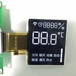 Червен сегмент LCD с висок контраст