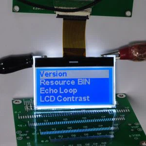 Blue Background Графичен LCD