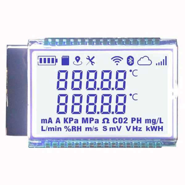 7 сегментен LCD дисплей с LED подсветка
