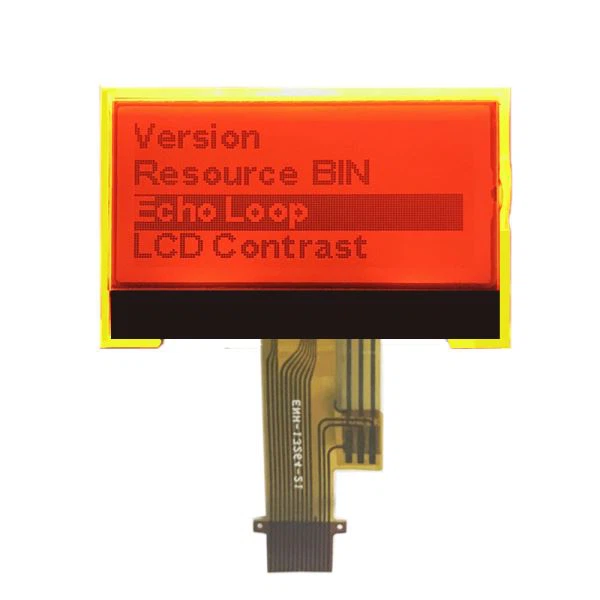 Графичен Lcd 128X64 с оранжева и синя подсветка