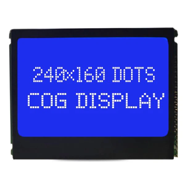 Размер по избор Син фон STN Дисплей Тип COG модул Графичен LCD 240 * 160